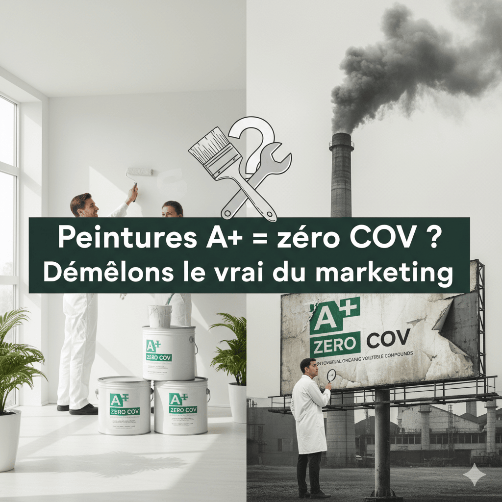 Peintures A+ = zéro COV ? Démêlons le vrai du marketing